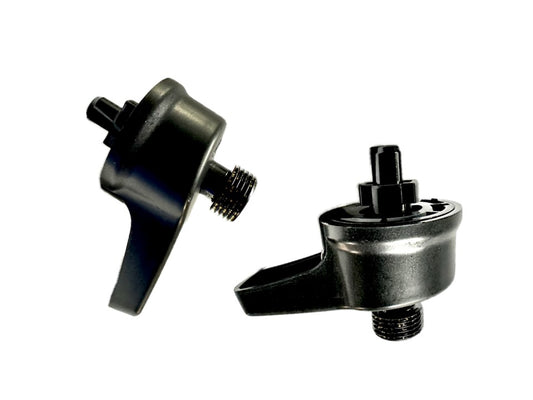 Black Ezy shower outlet adapter half inch BSP thread
