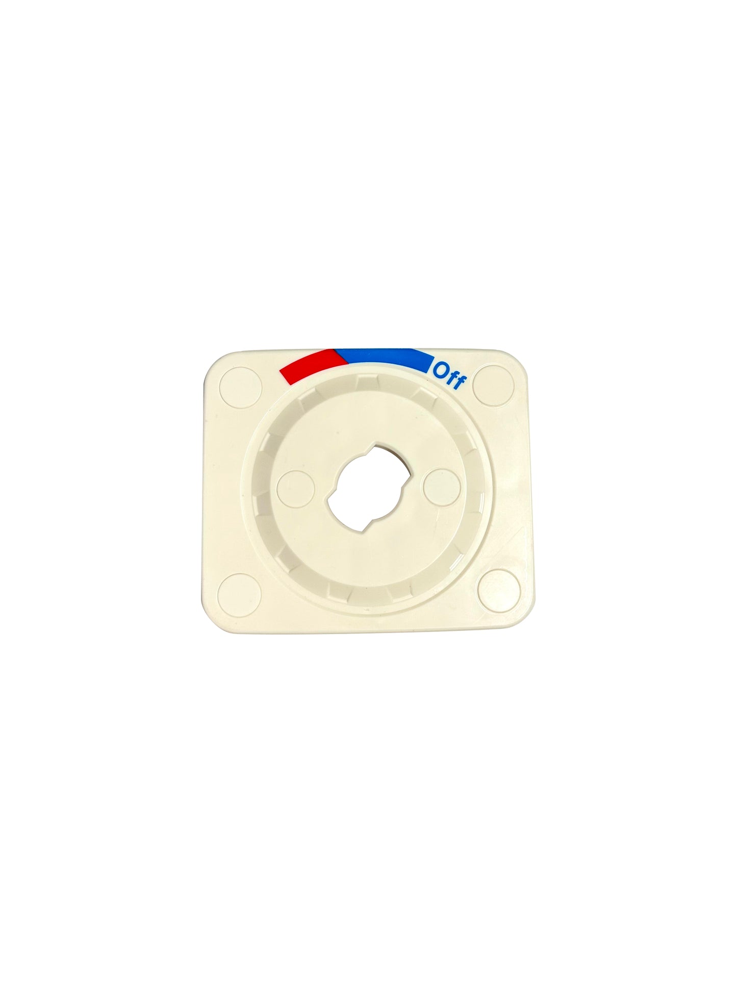 White small shower outlet with no lid