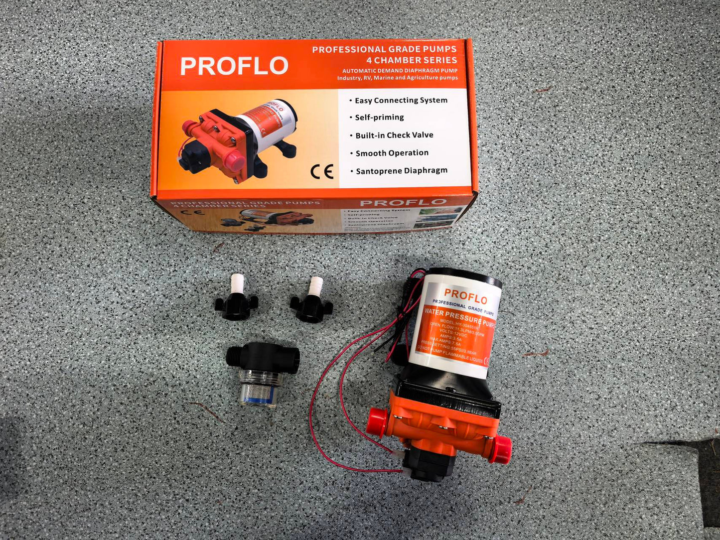 PROFLO Pressure Pump 12V (11.3L 55PSI)
