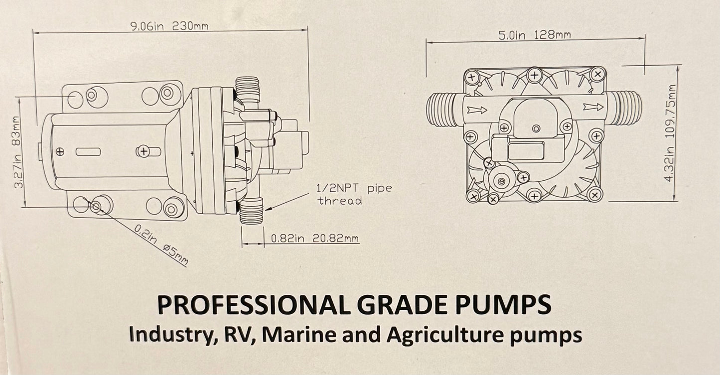 PROFLO Pressure Pump 240V (11.3L 55PSI)